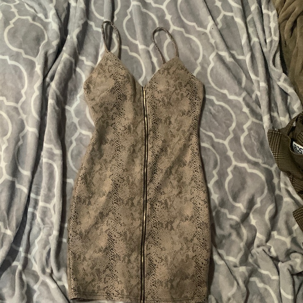 Snakeskin dress